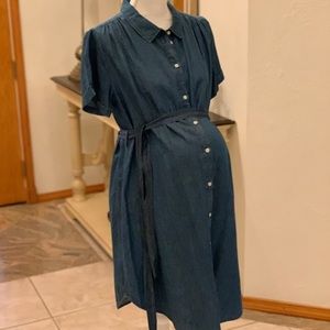 MAMA H&M Jeans Dress, Size M